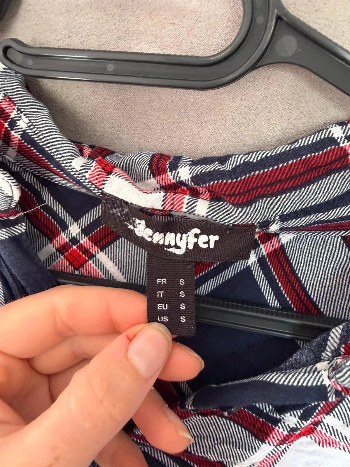 Chemise à carreaux Jennyfer – photo 2